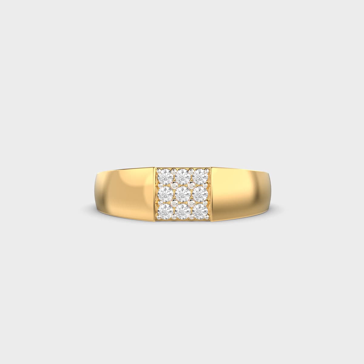 British Romance Diamond Ring For Men