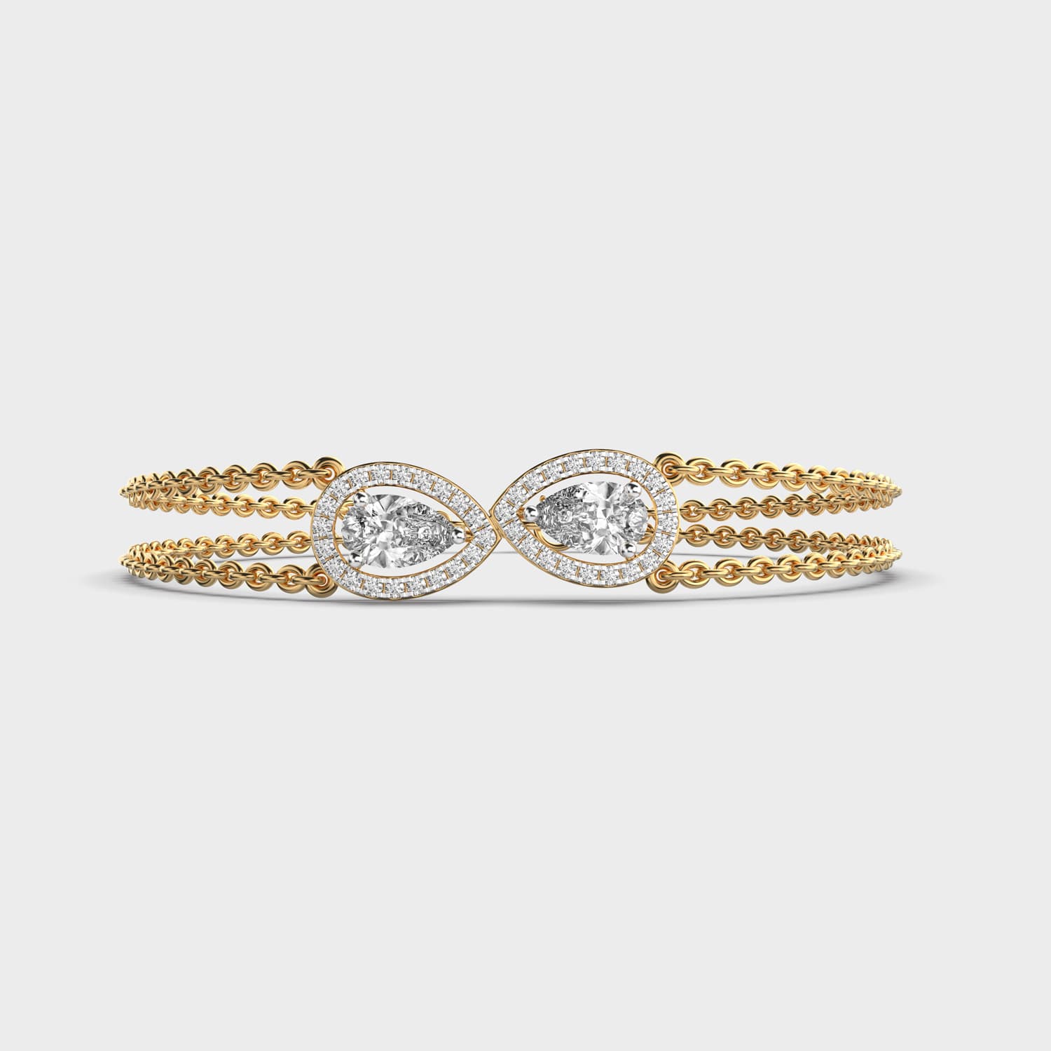 Dual Pear Eternal Diamond Bracelet Bracelet