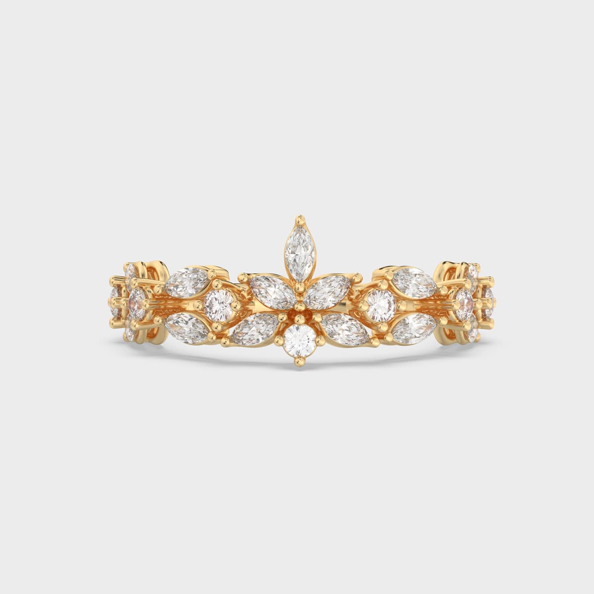 Tiara Grace Marquise Diamond Ring