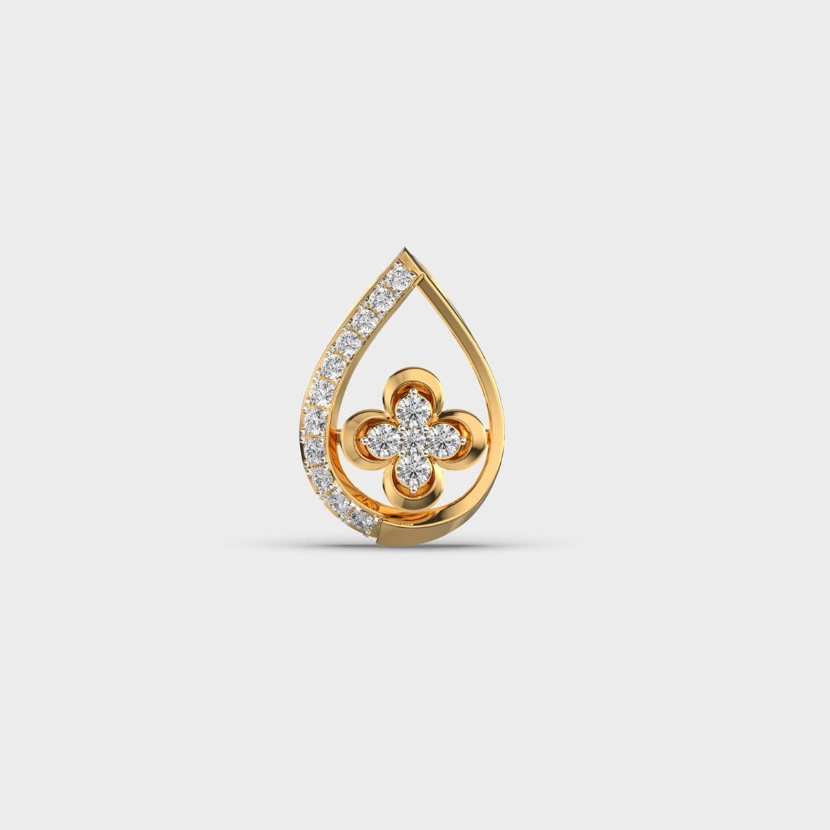 Mini Floretta Diamond Pendant