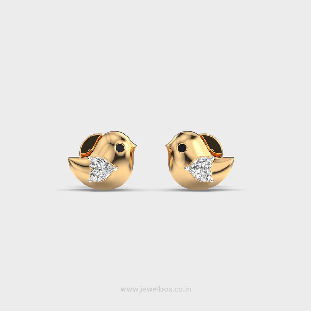 Ninette Diamond Ear Studs For Kids