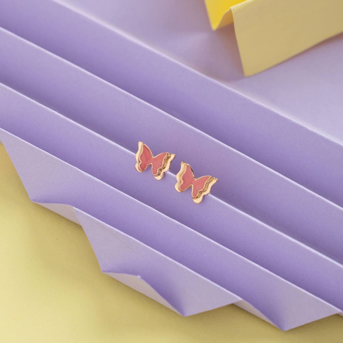 Wishful Butterfly Ear Studs For Kids