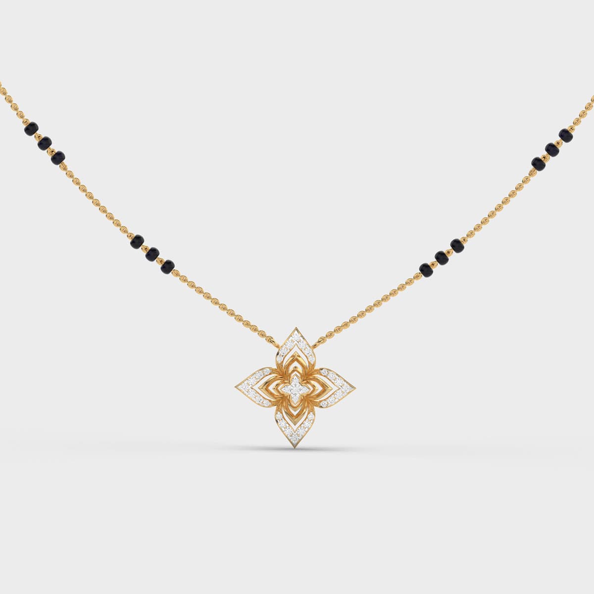 Blooming Star Diamond Mangalsutra