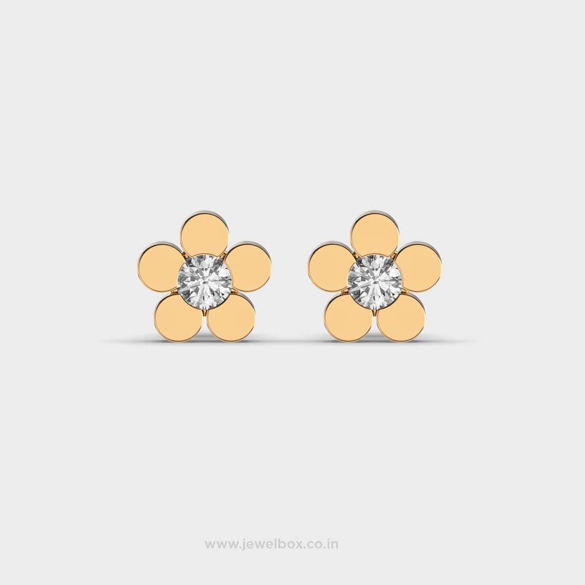 Daisy Bloom Diamond Studs For Kids