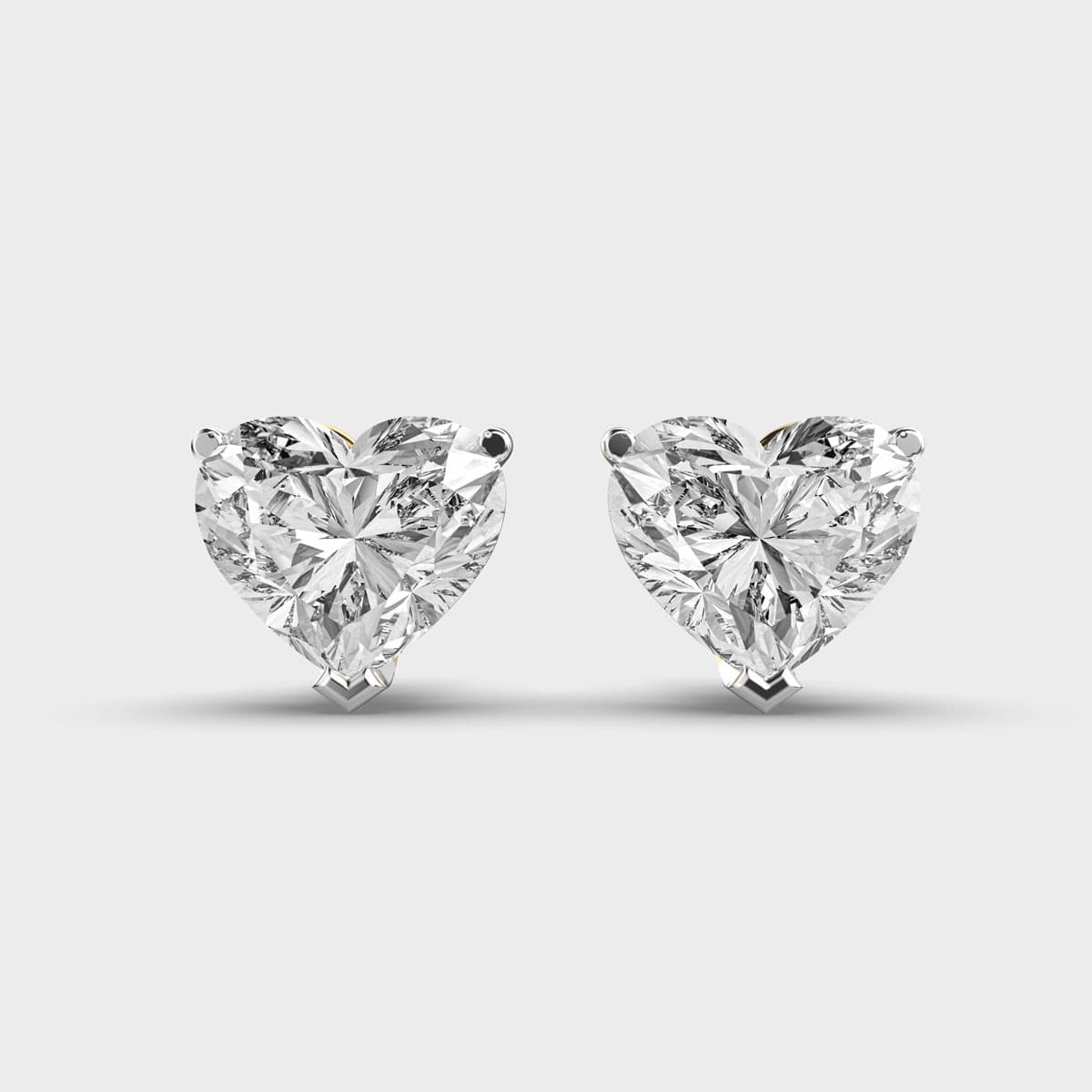 Mi Corazon Solitaire Diamond Studs