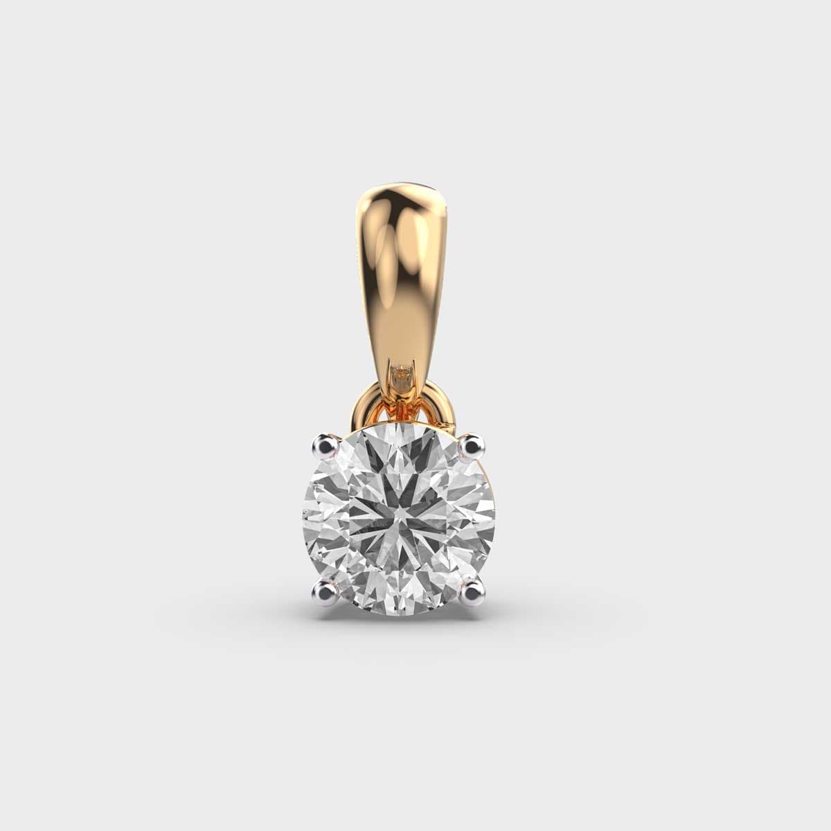 1 Carat Classic Solitaire Pendant