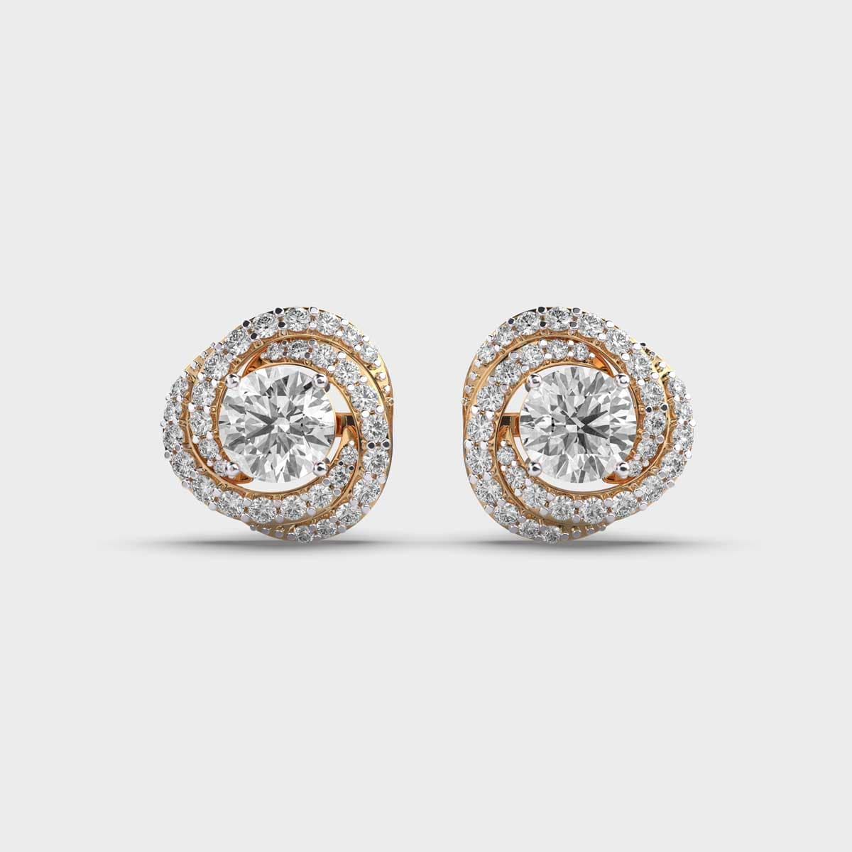 Orb From The Galaxy Diamond Earstuds