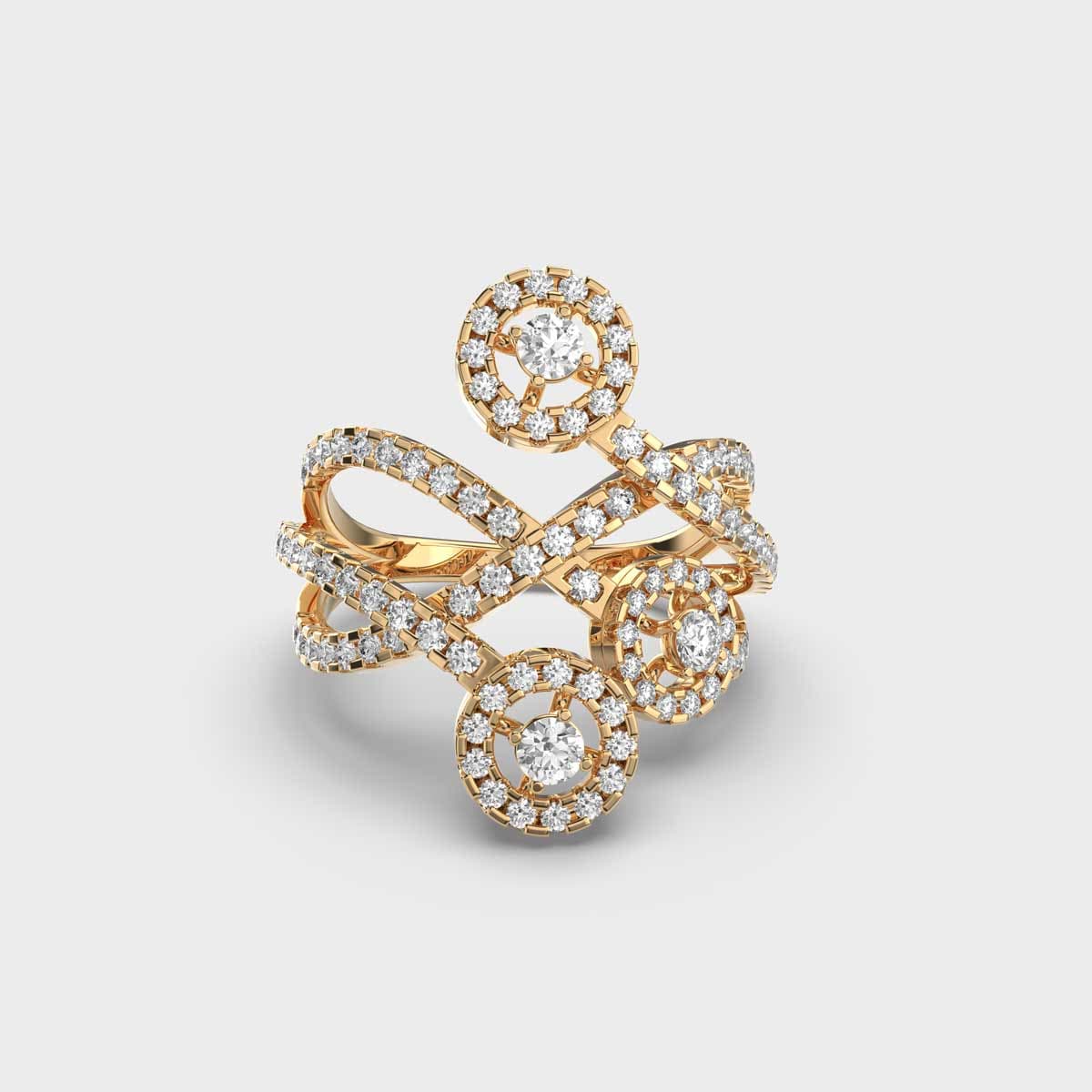 Lover's Loop Diamond Ring