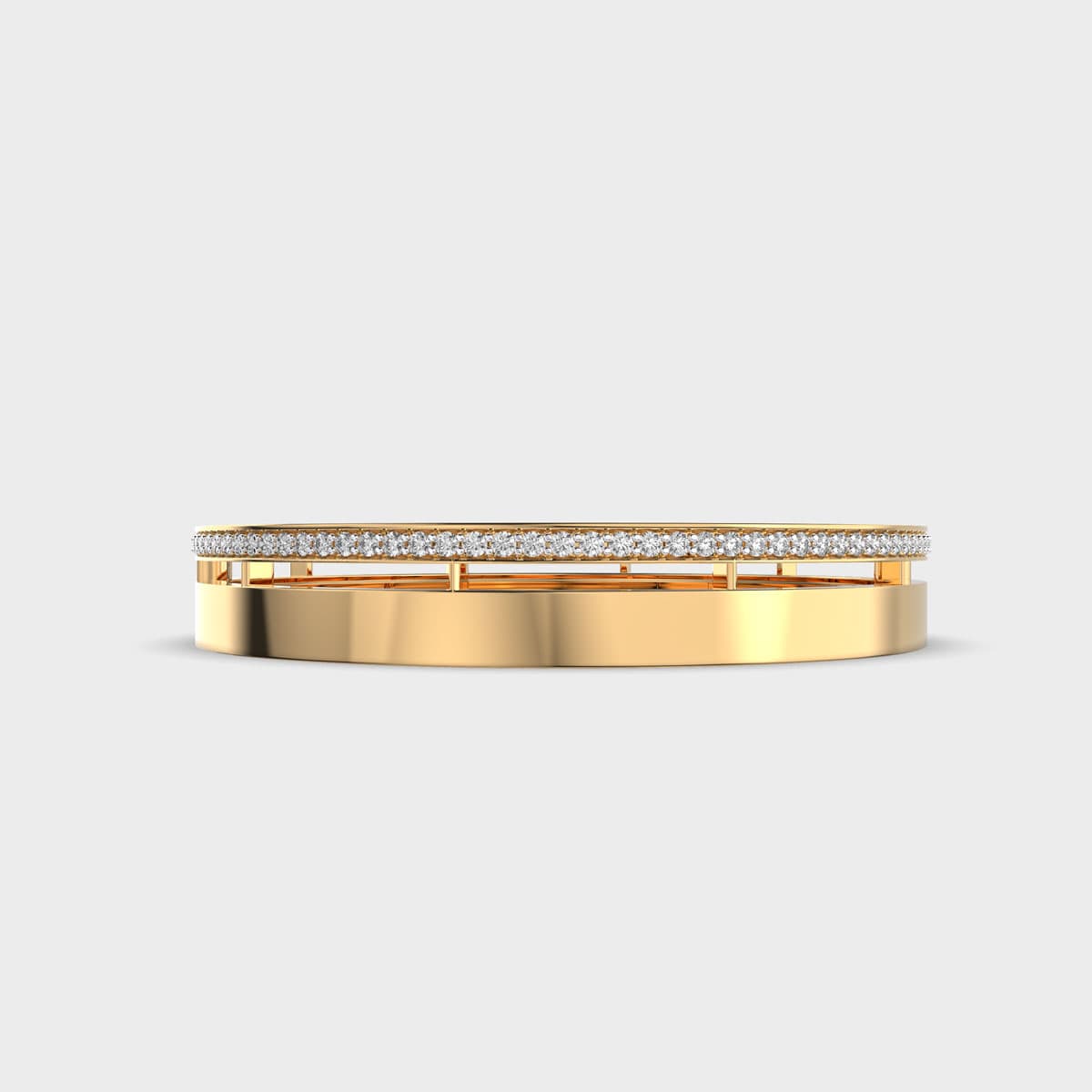 Sparkling Statement Round Diamond Bracelet