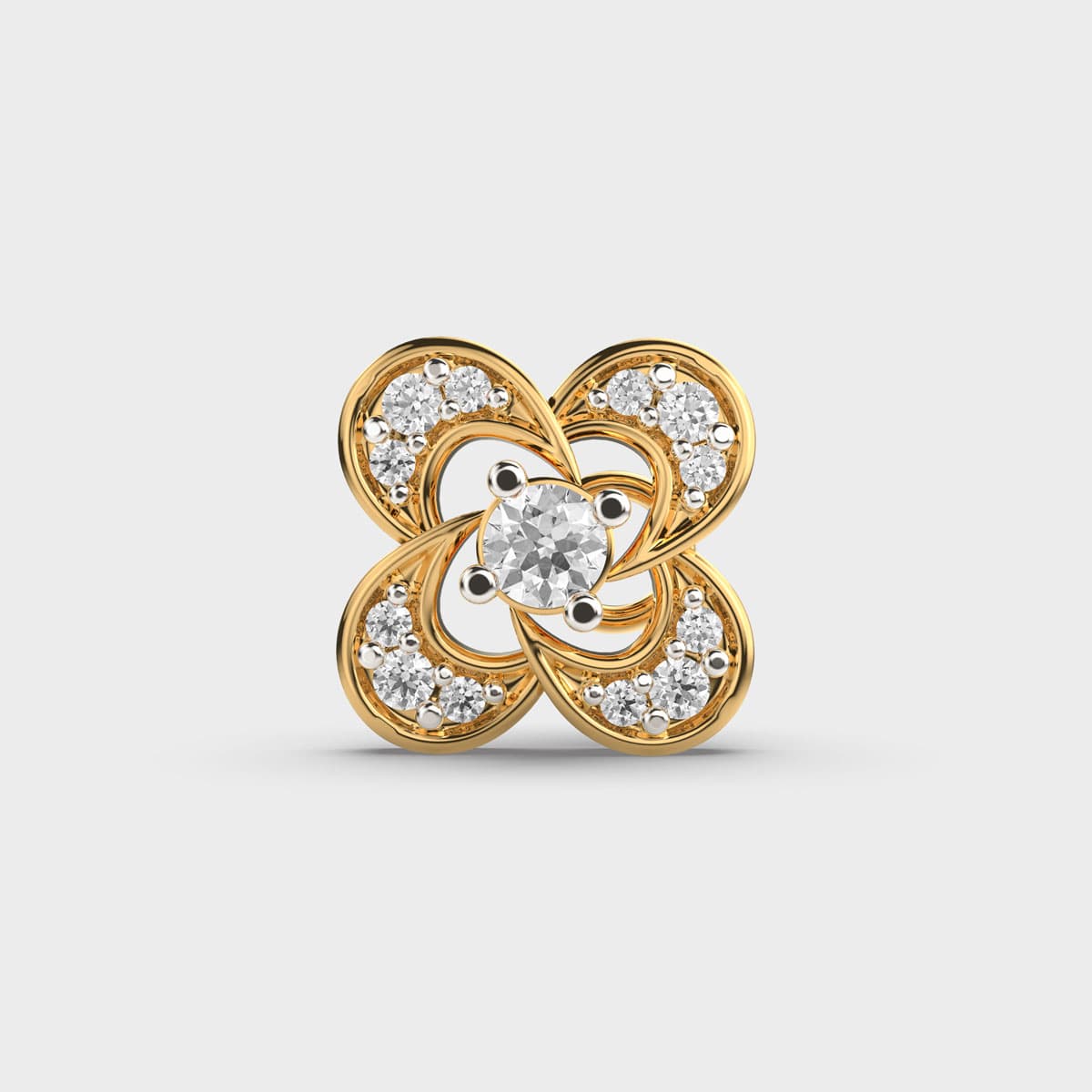 Charismatic Flower Of Heaven Diamond Nosepin