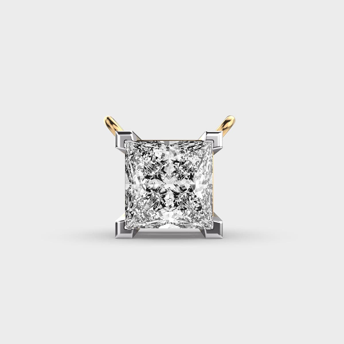 Classic Princess Étoile Panthère Solitaire Link Pendant (Without Chain)