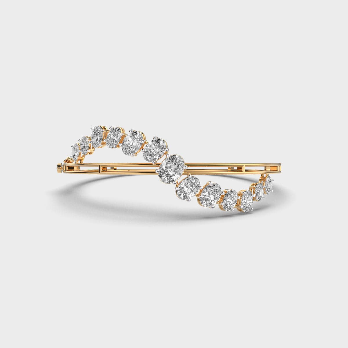 Pretty Twist Diamond Bracelet