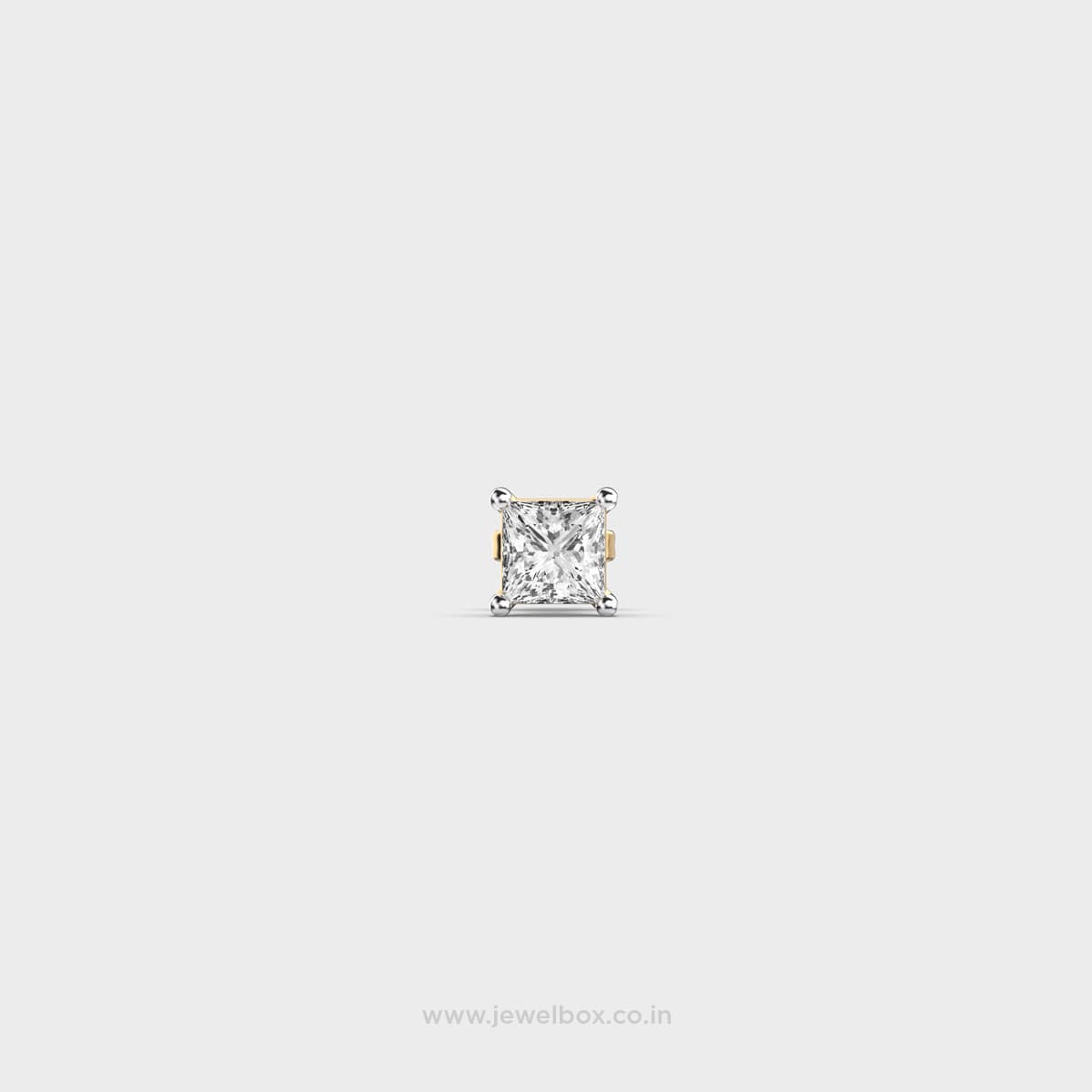 Sharp Edge Diamond Stud For Men