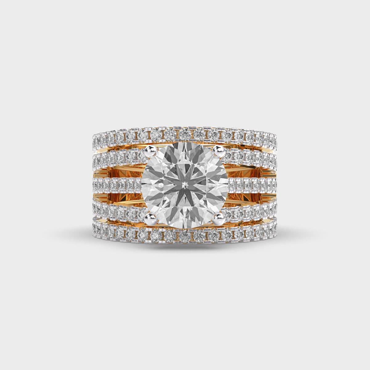 Juanita Cocktail Cluster Diamond Ring