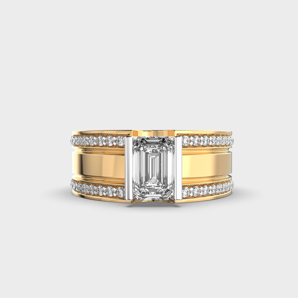 Symbol of Strength Diamond Ring For Men