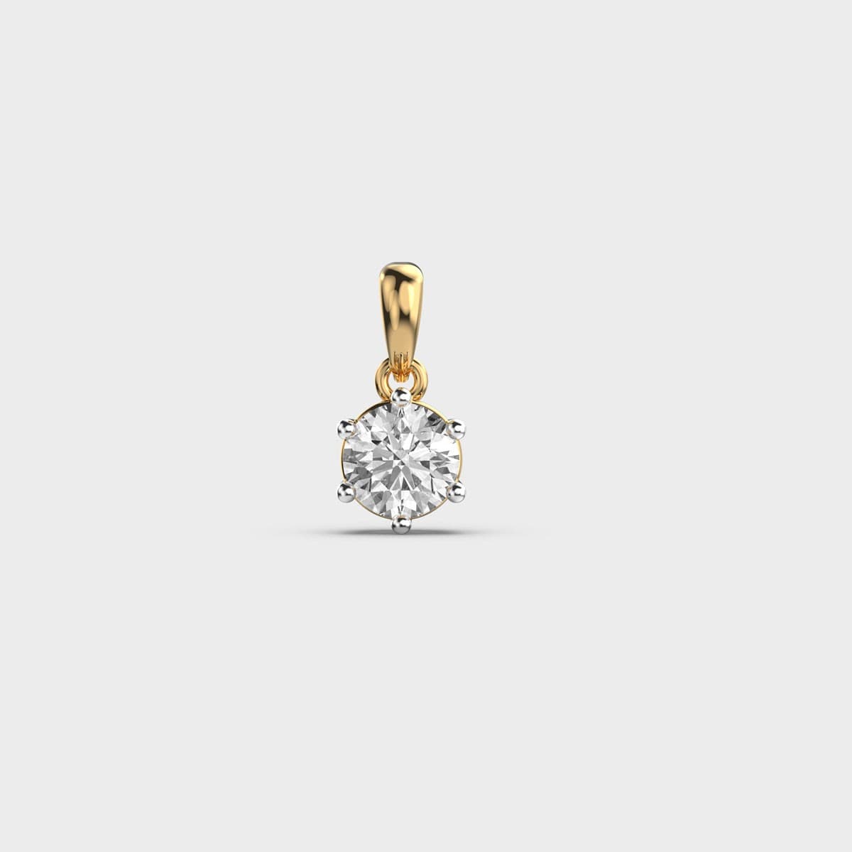 Star On the Horizon Diamond Pendant (Without Chain)