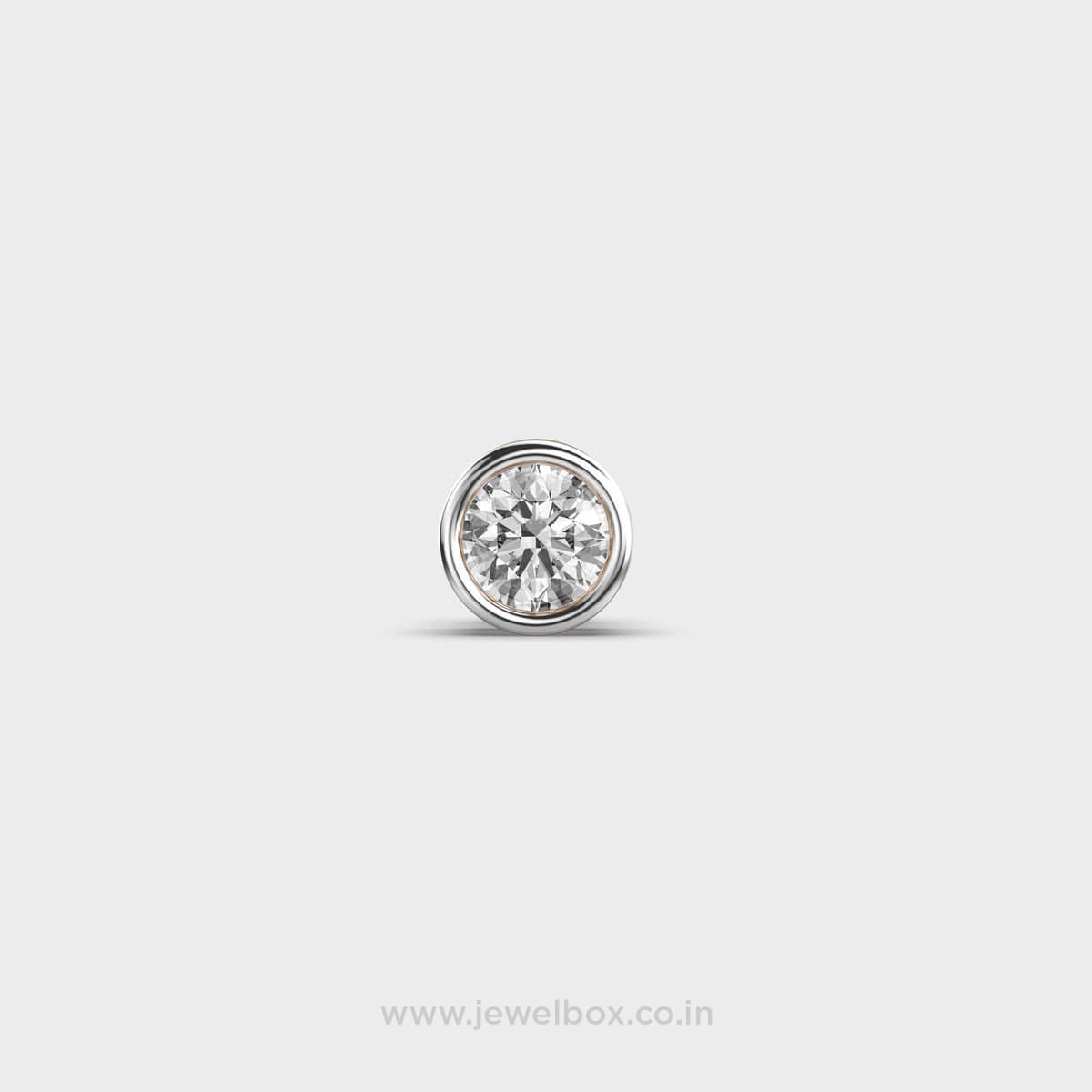 Dot of Light Diamond Stud for Men