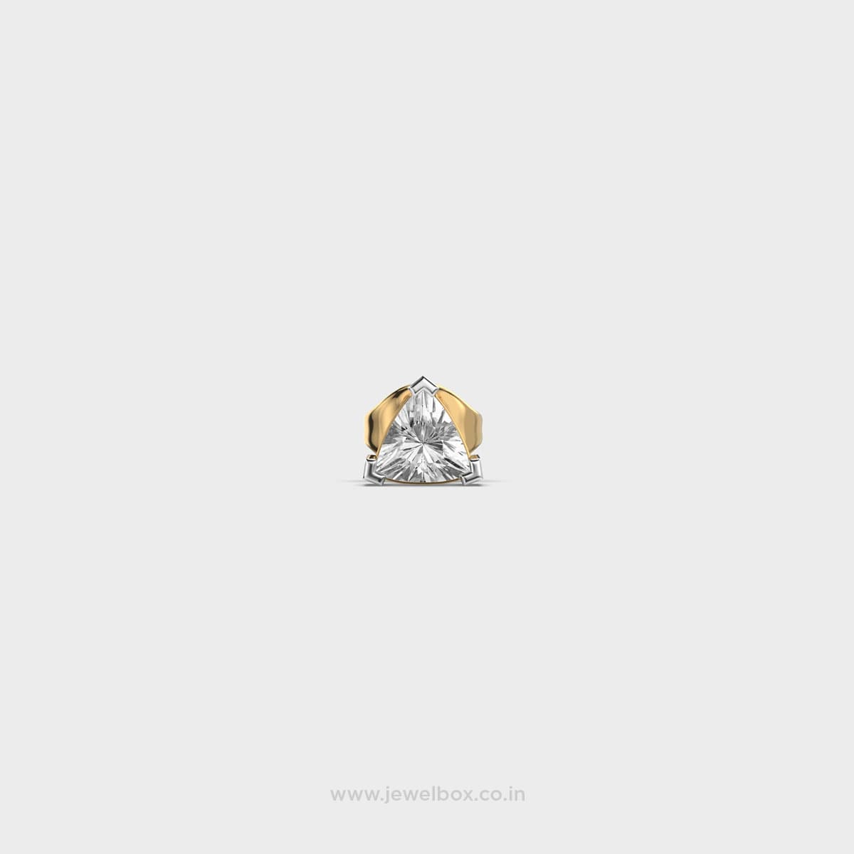 Elite Trillion Diamond Studs for Men
