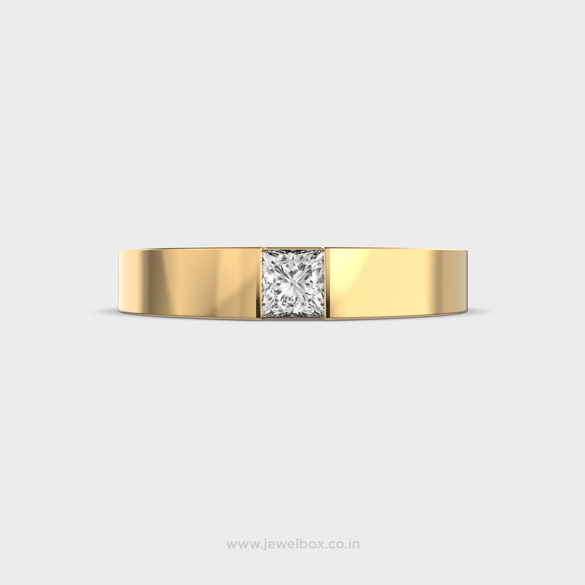 Sorano Princess Cut Diamond Band For Men