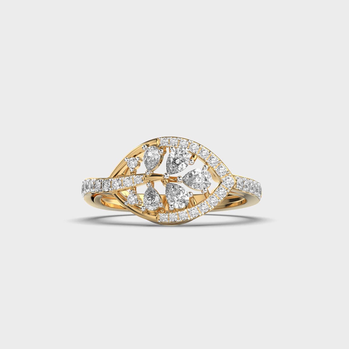 Vineyard Cluster Diamond Ring