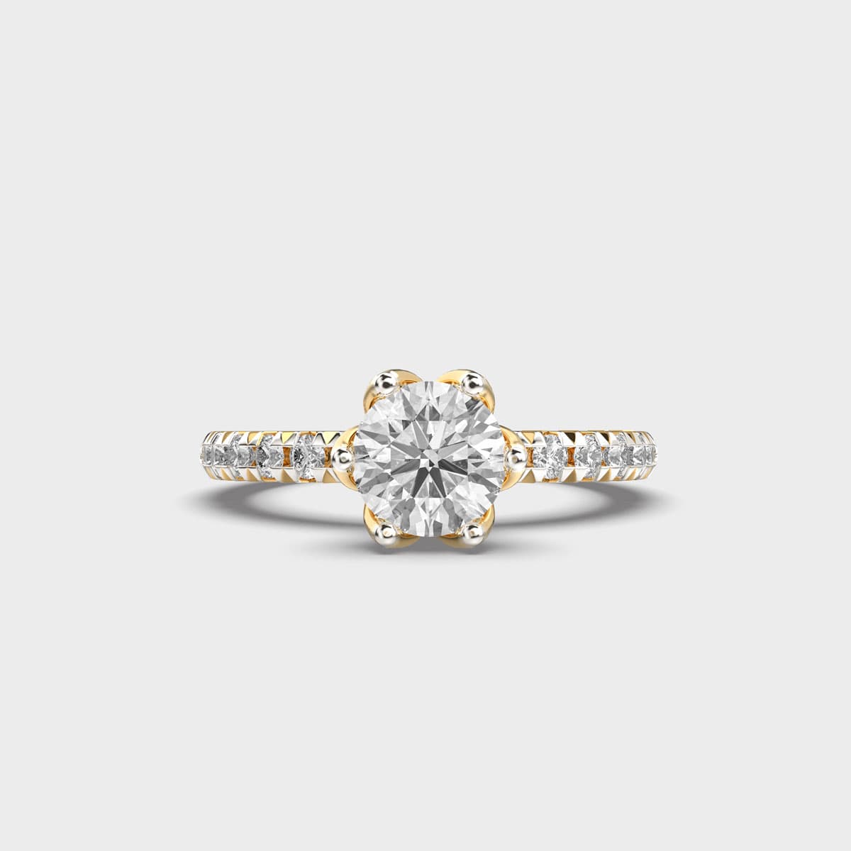 Opulence Solitaire Diamond Ring