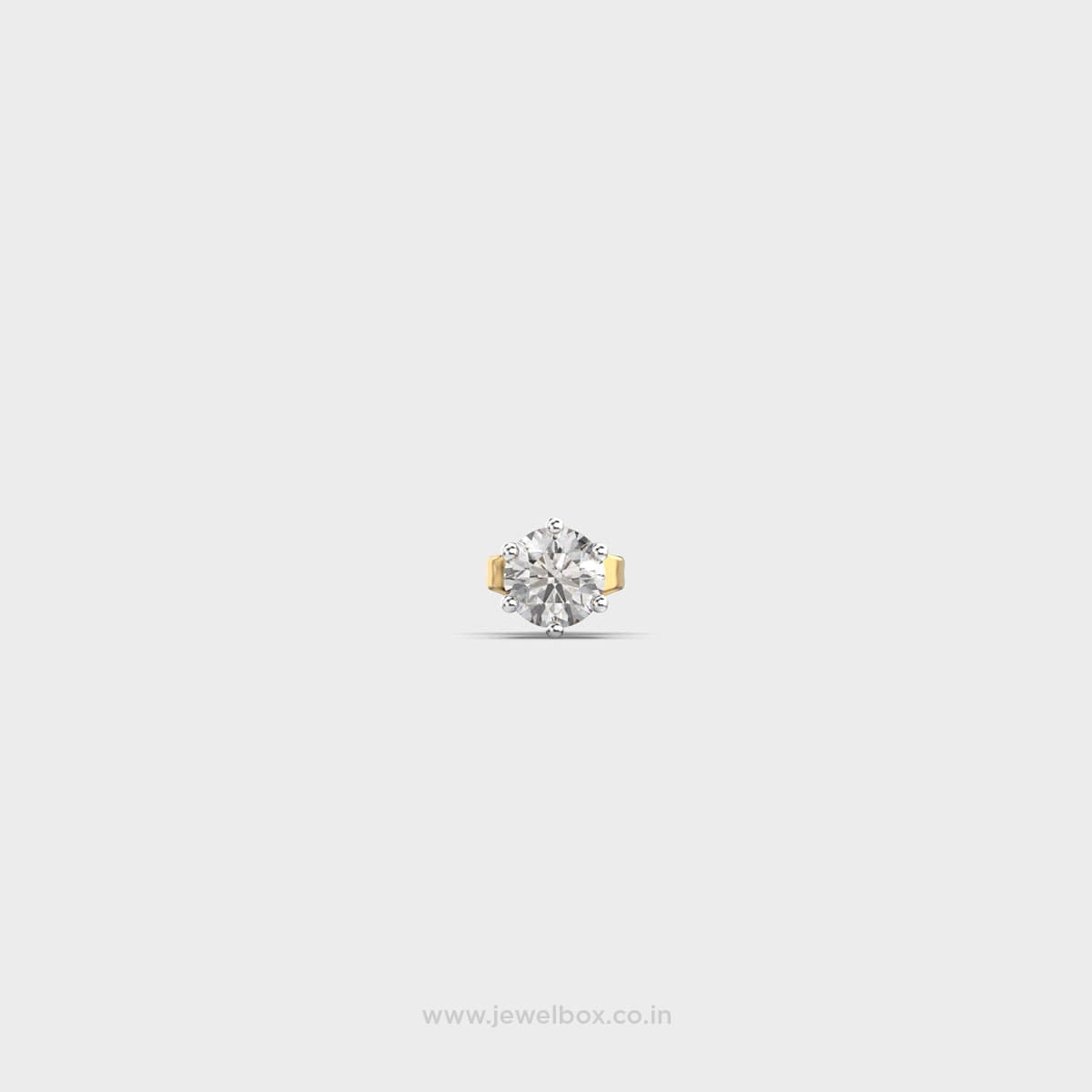 Dazzling Crest Oval Diamond Studs For Men