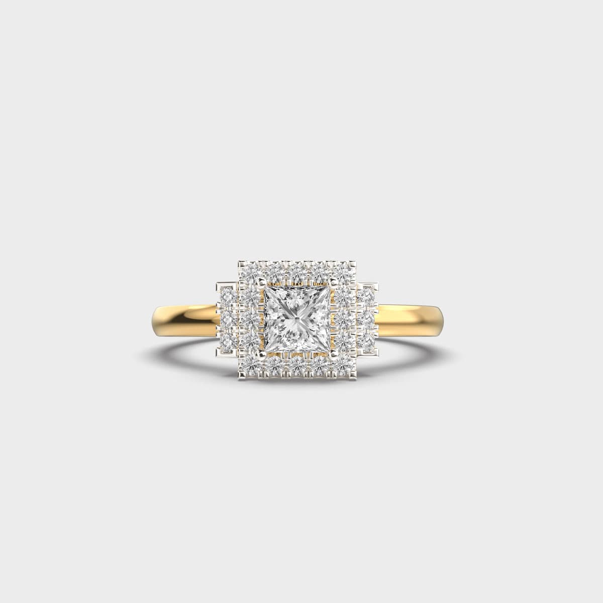 Tiny Fleur Whisper Diamond Ring