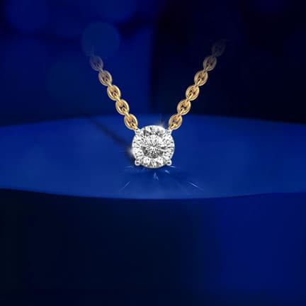 Classic Solitaire Pendant