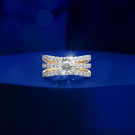 Enhanced Glam Diamond Ring