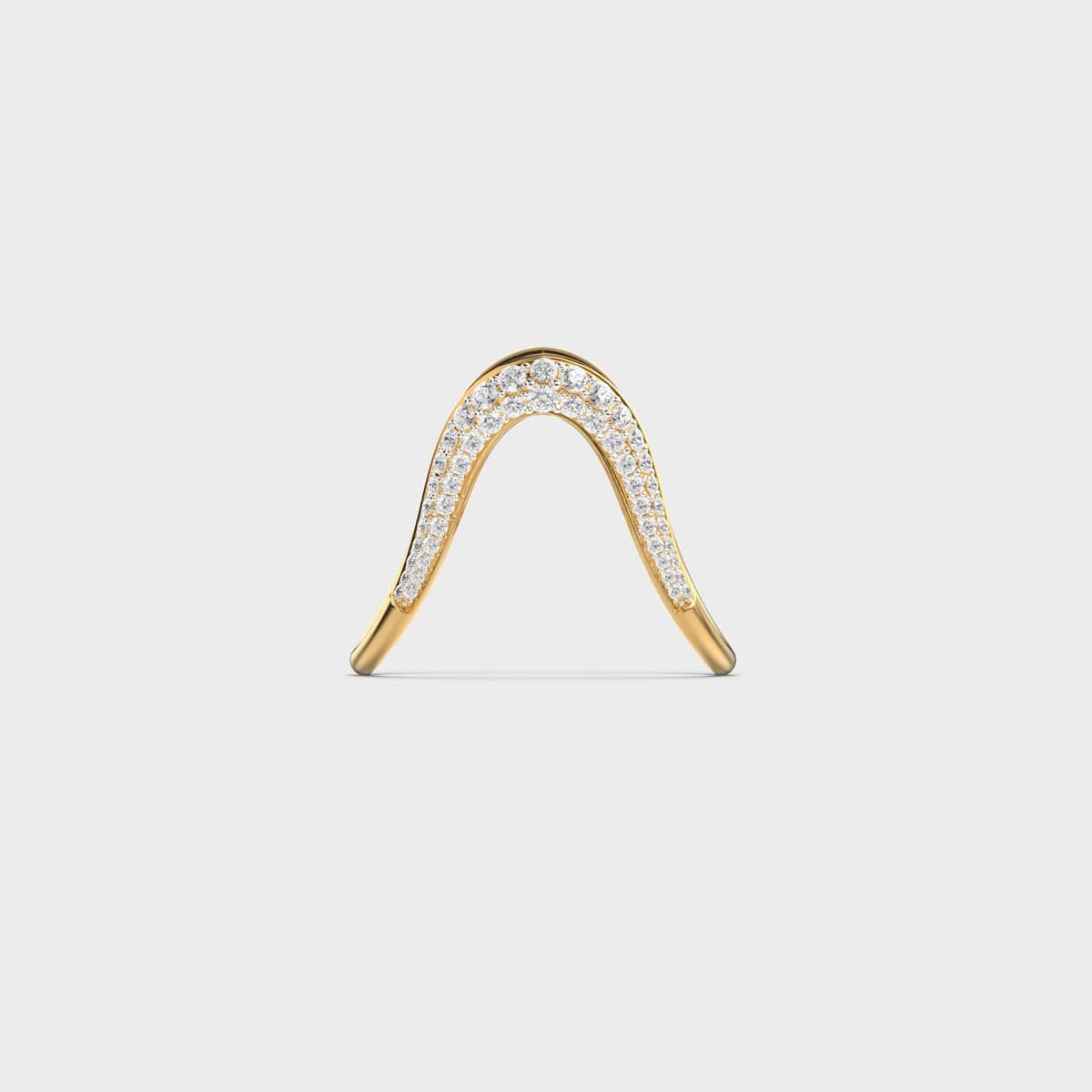 Sleek Shimmer Vanaki Diamond Ring