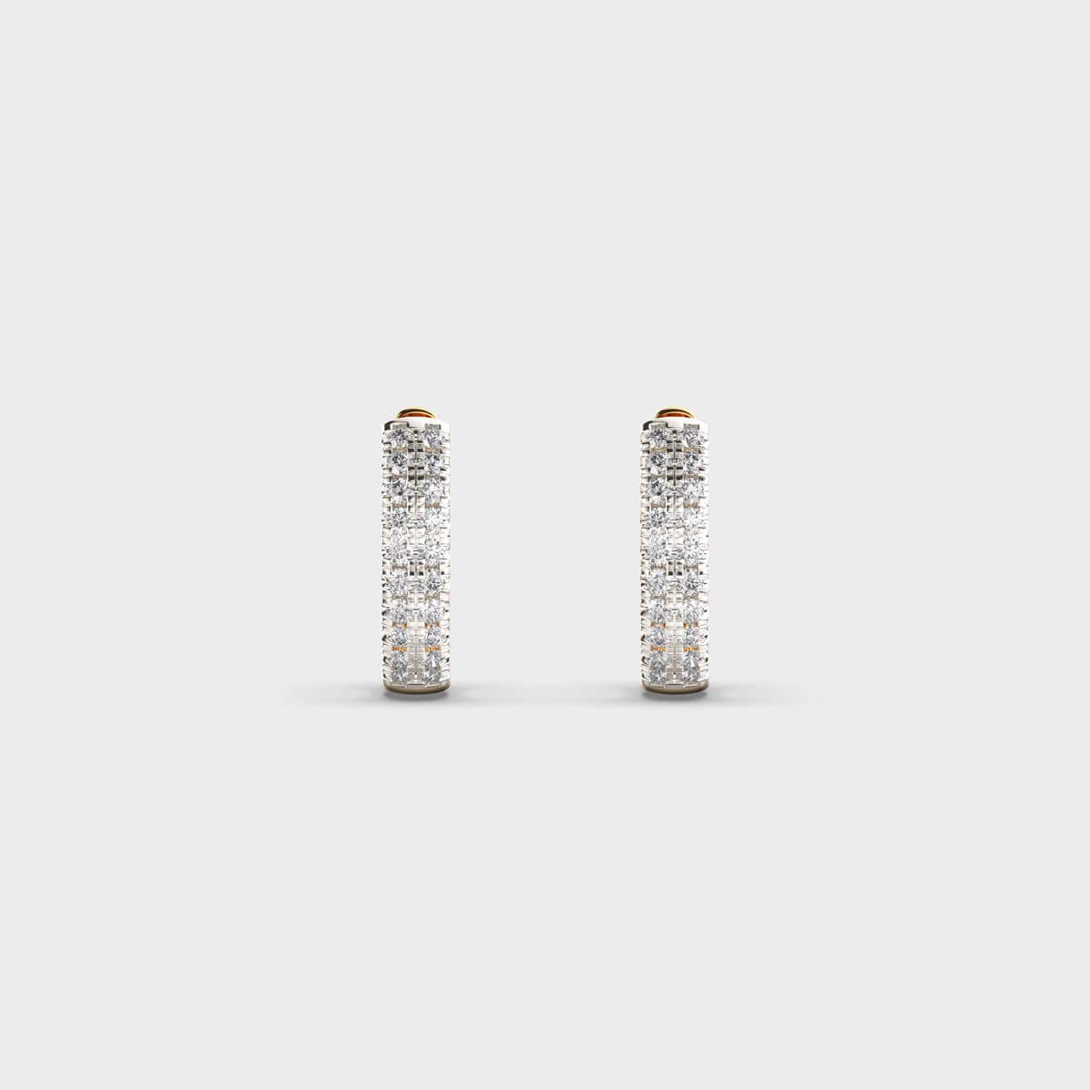 Mini Prism Diamond Hoops