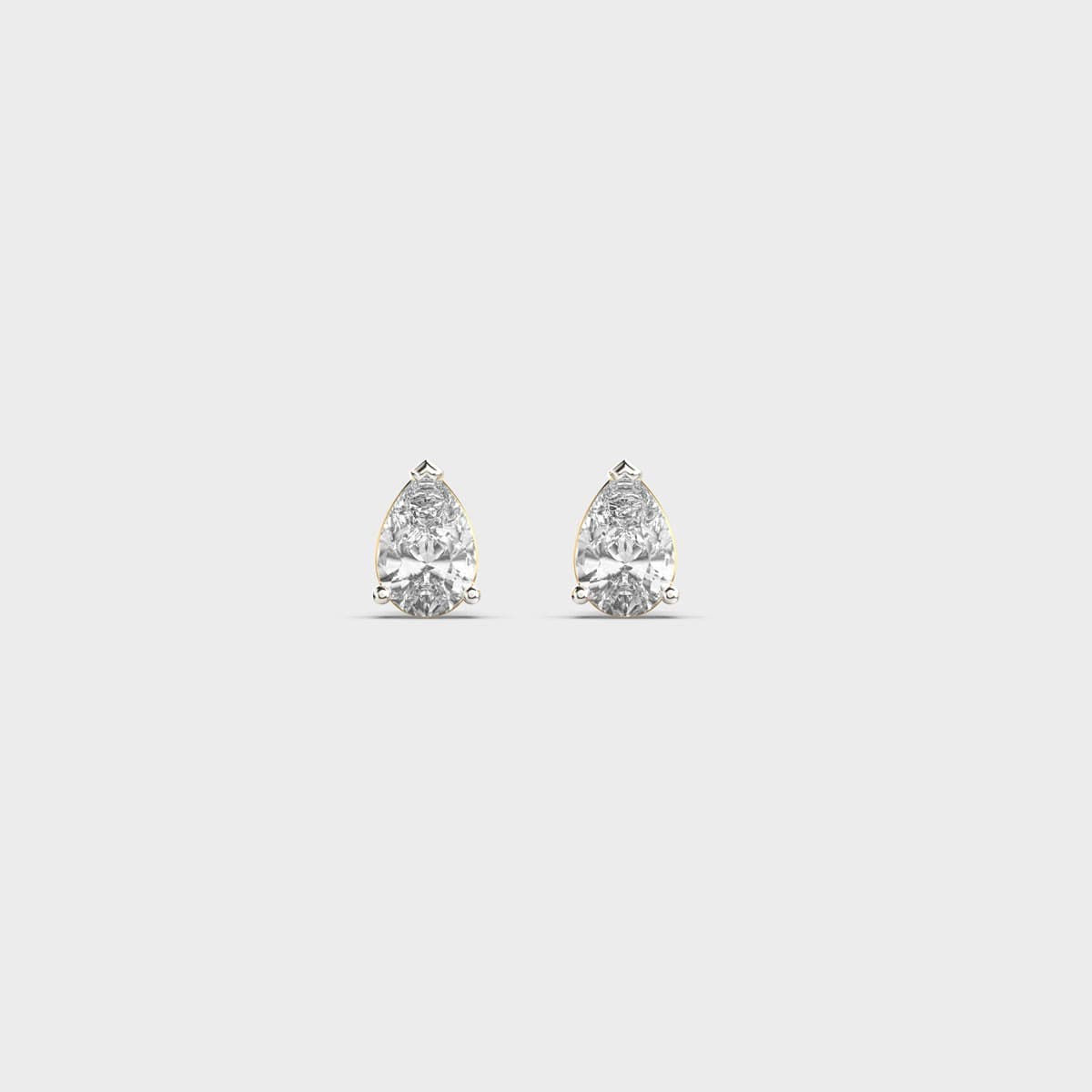 Classic Pear Drop Diamond Studs