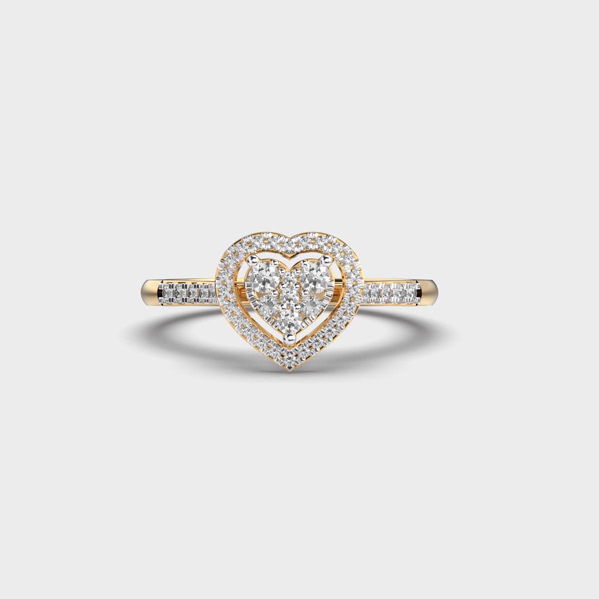Behold Your Heart Diamond Ring