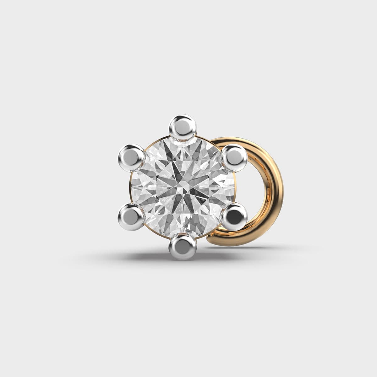 Subtle Glow Diamond Nosepin