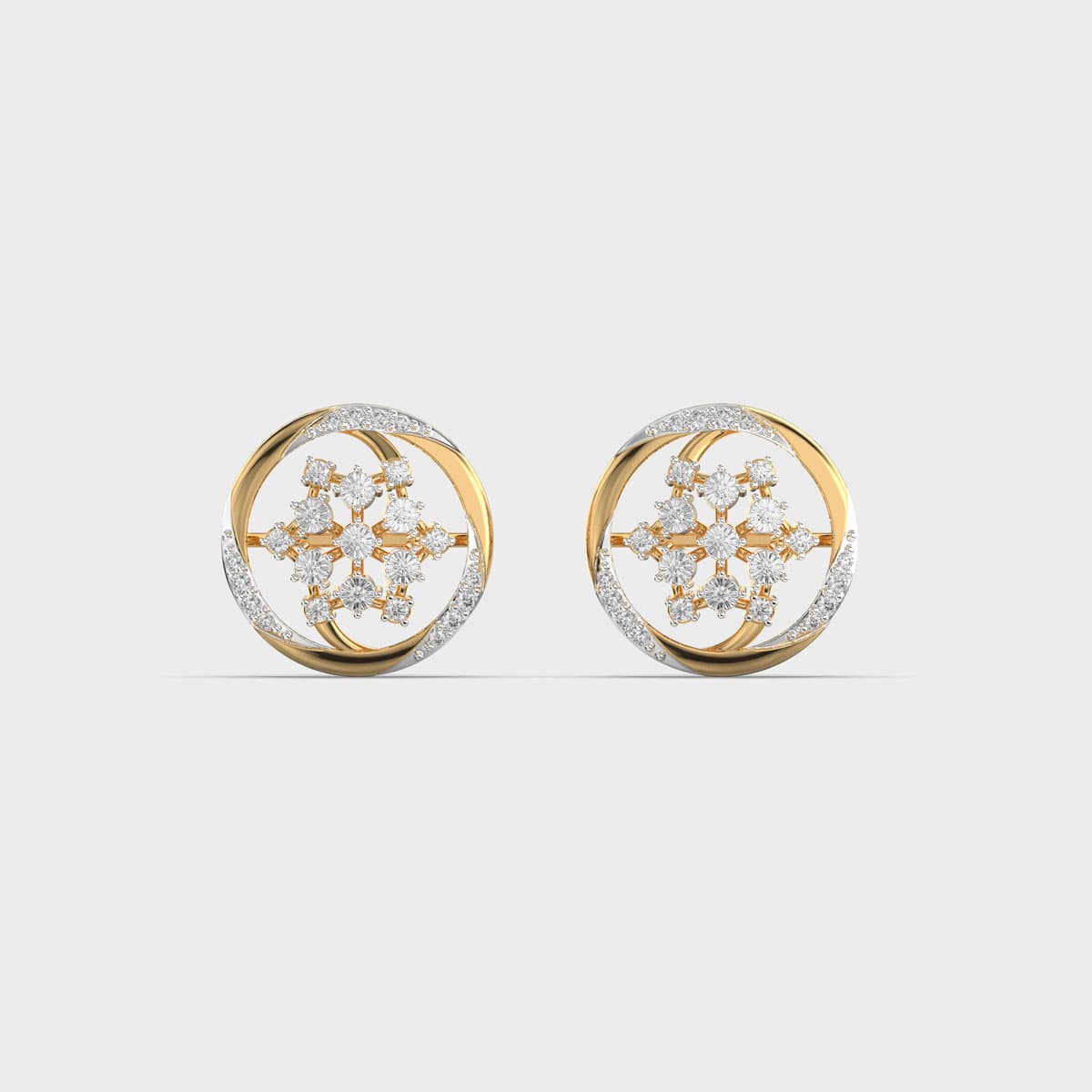 Mystical Splendour Flower Diamond Studs