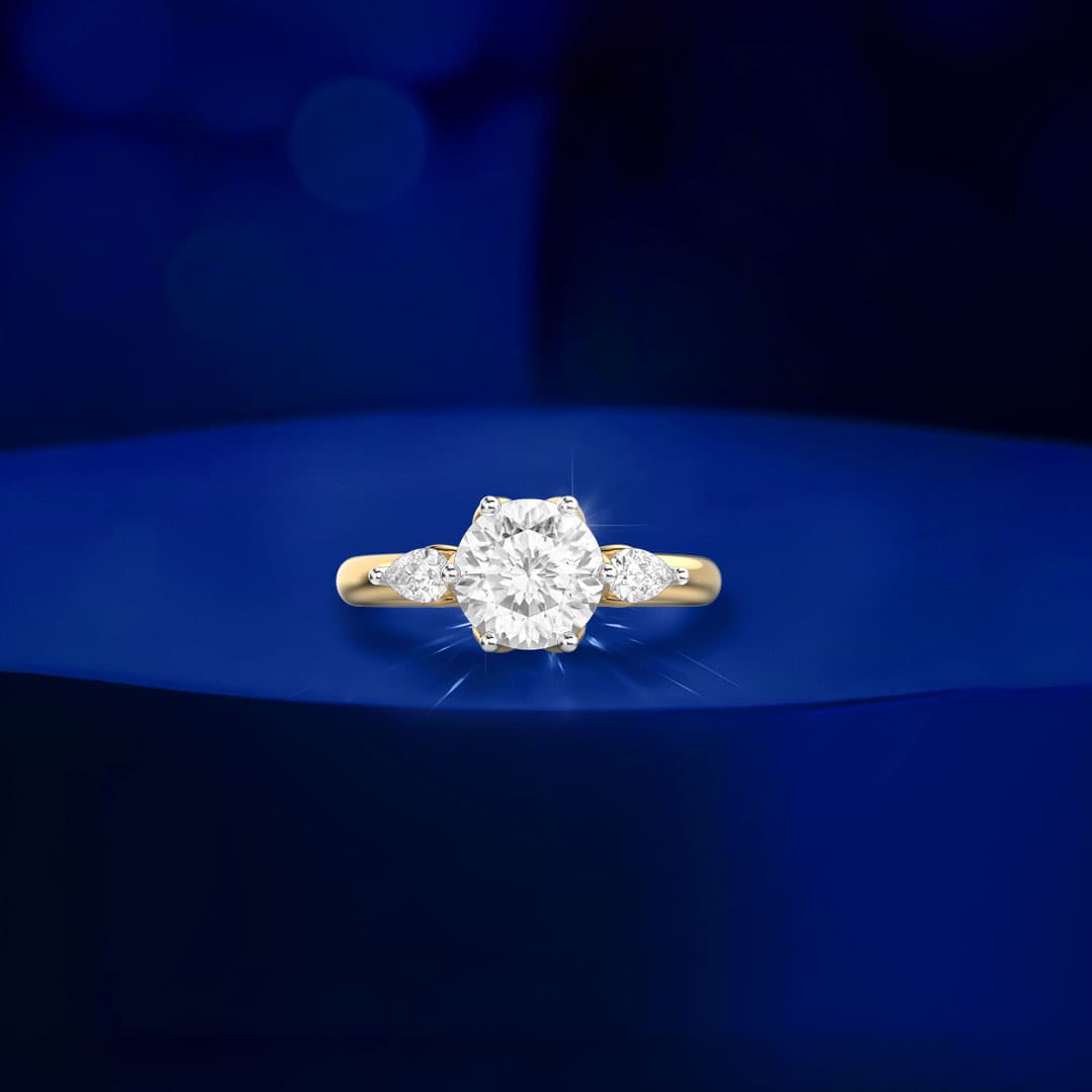 Pear Embrace Padma Cut Diamond Ring