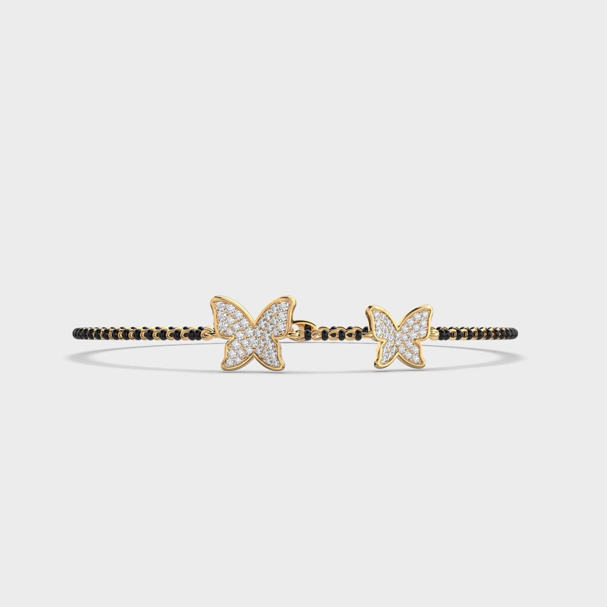 Butterfly Mangalsutra Bracelet