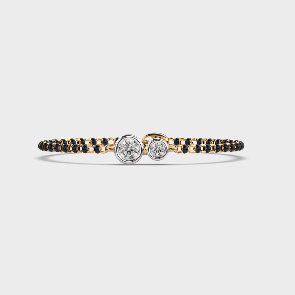 Duo Drops Mangalsutra Diamond Bracelet