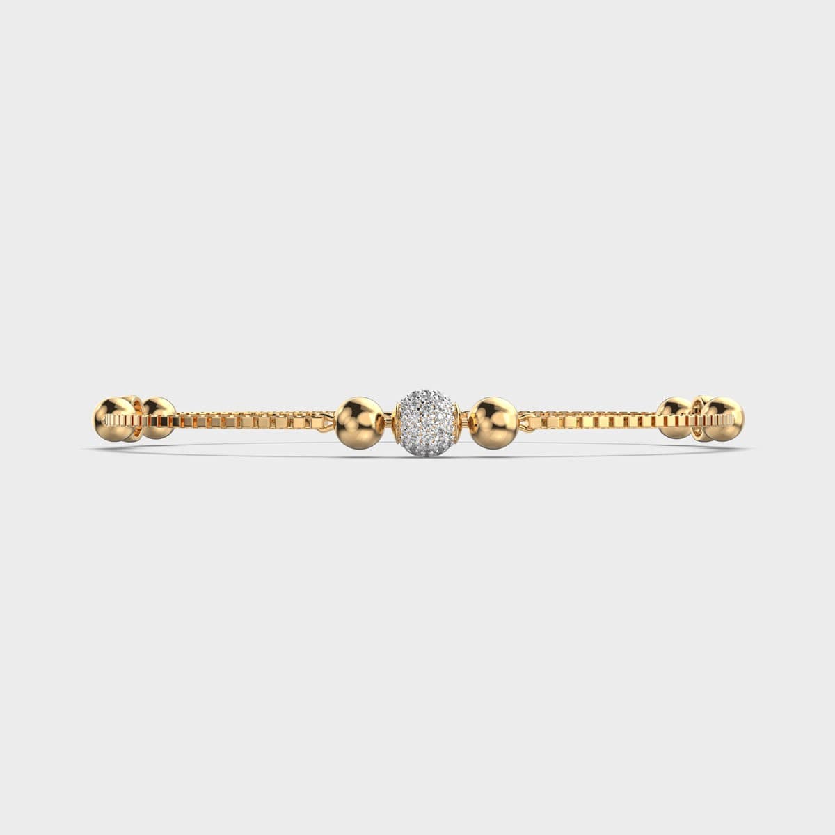 Golden Beaded Bracelet