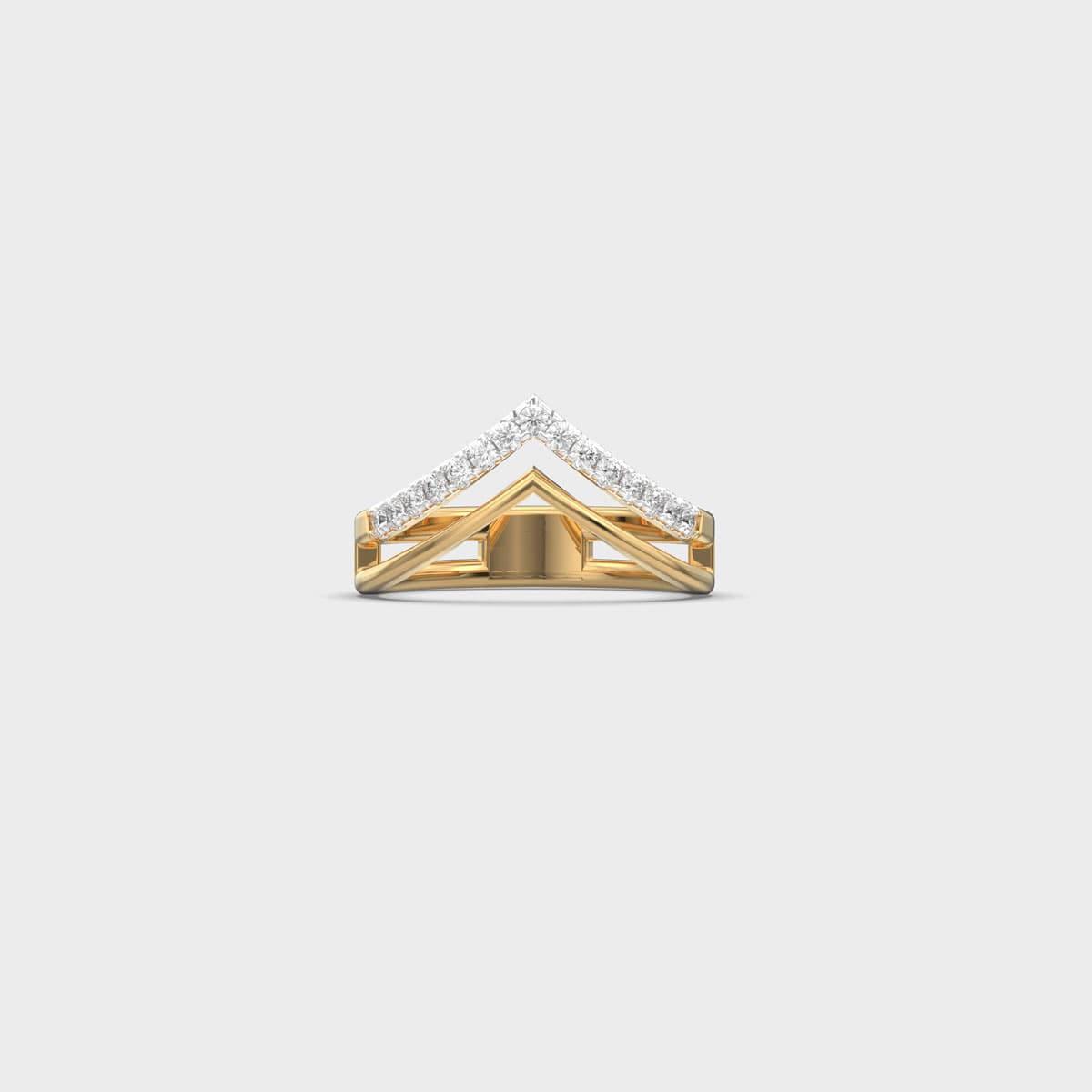 Layered Vanki Diamond Ring