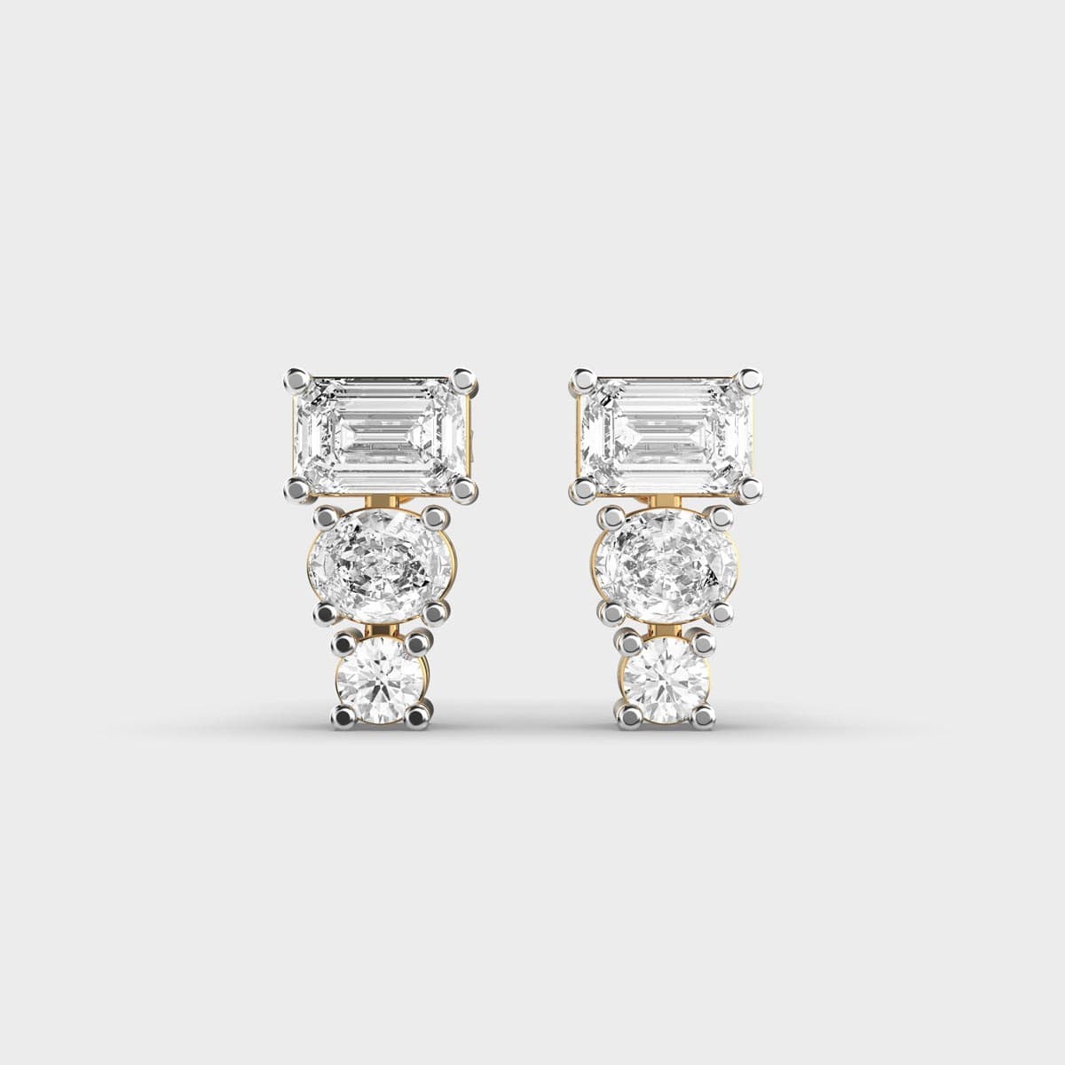 Otteline Dazzling Diamond Ear Studs