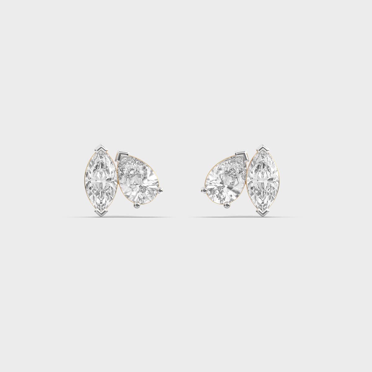 Dainty Shimmer Dazzle Diamond Ear Studs