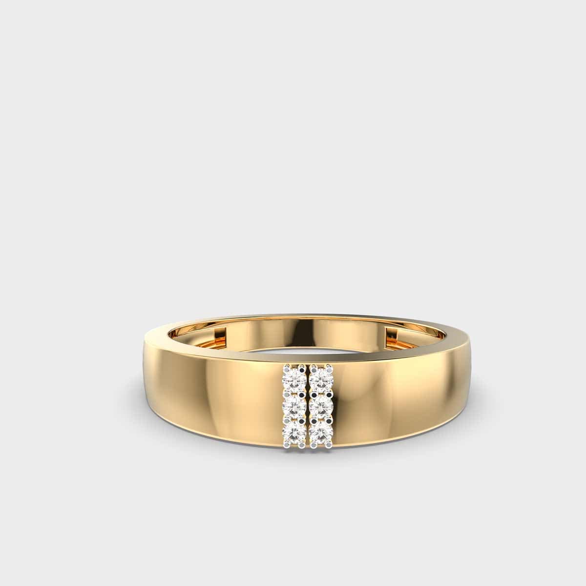Dual Line Ring For Men