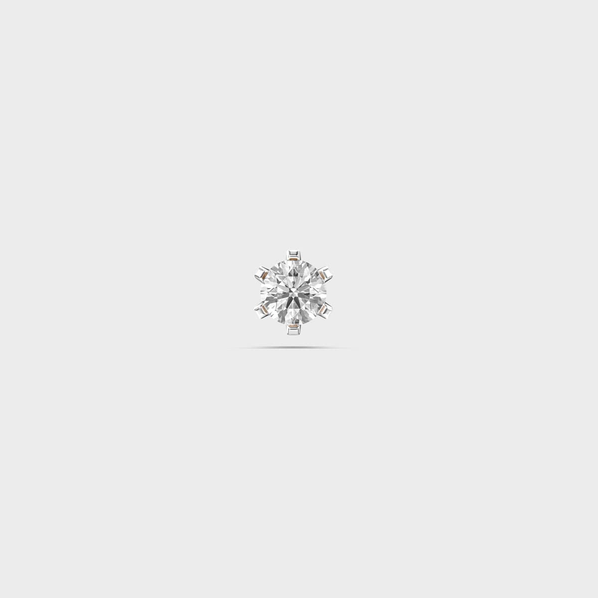Blossom Edge Round Diamond Nosepin
