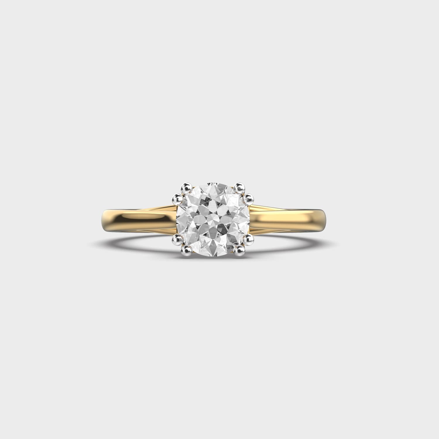 Starlight From North Round Diamond Ring
