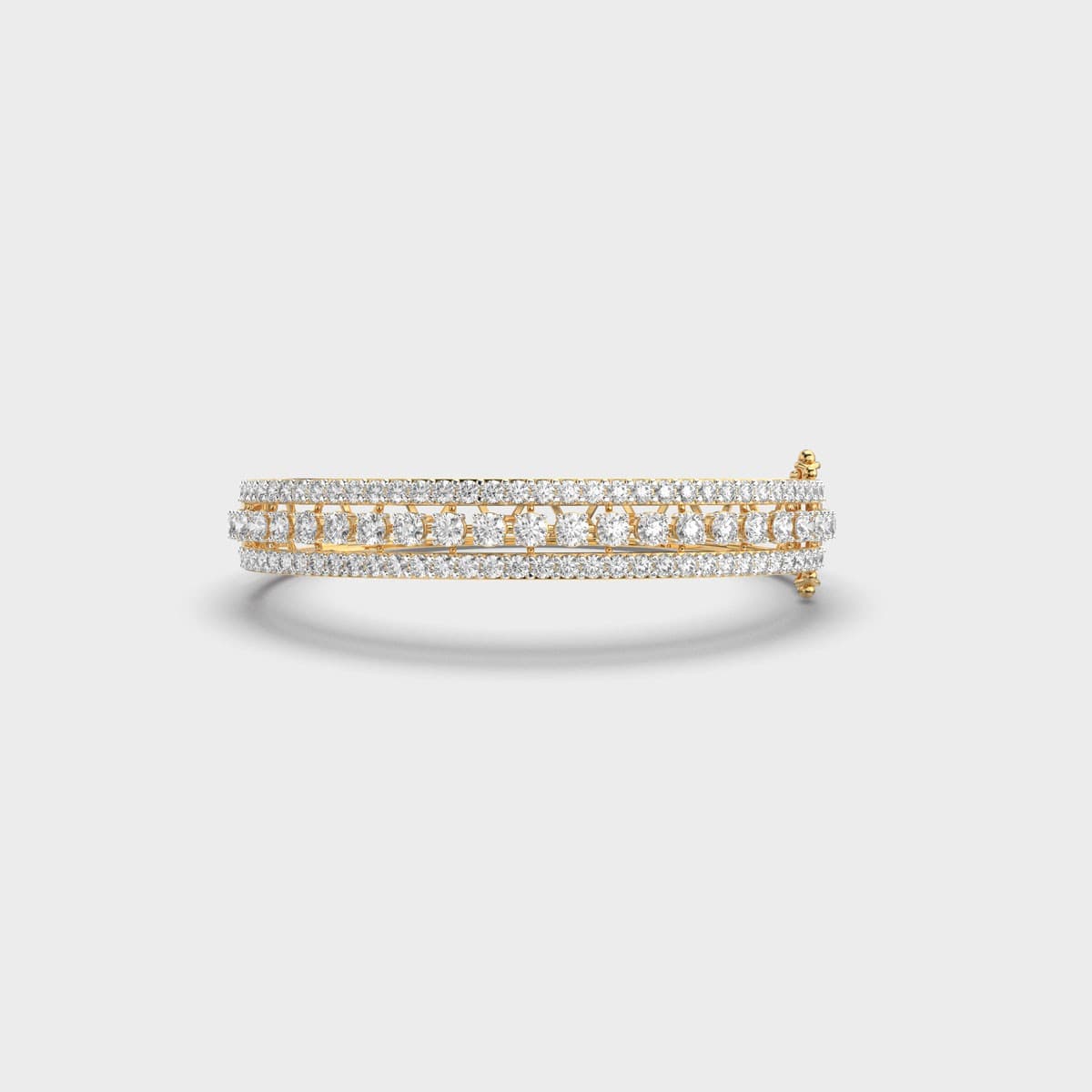 Triple Row Brilliance Diamond Bracelet