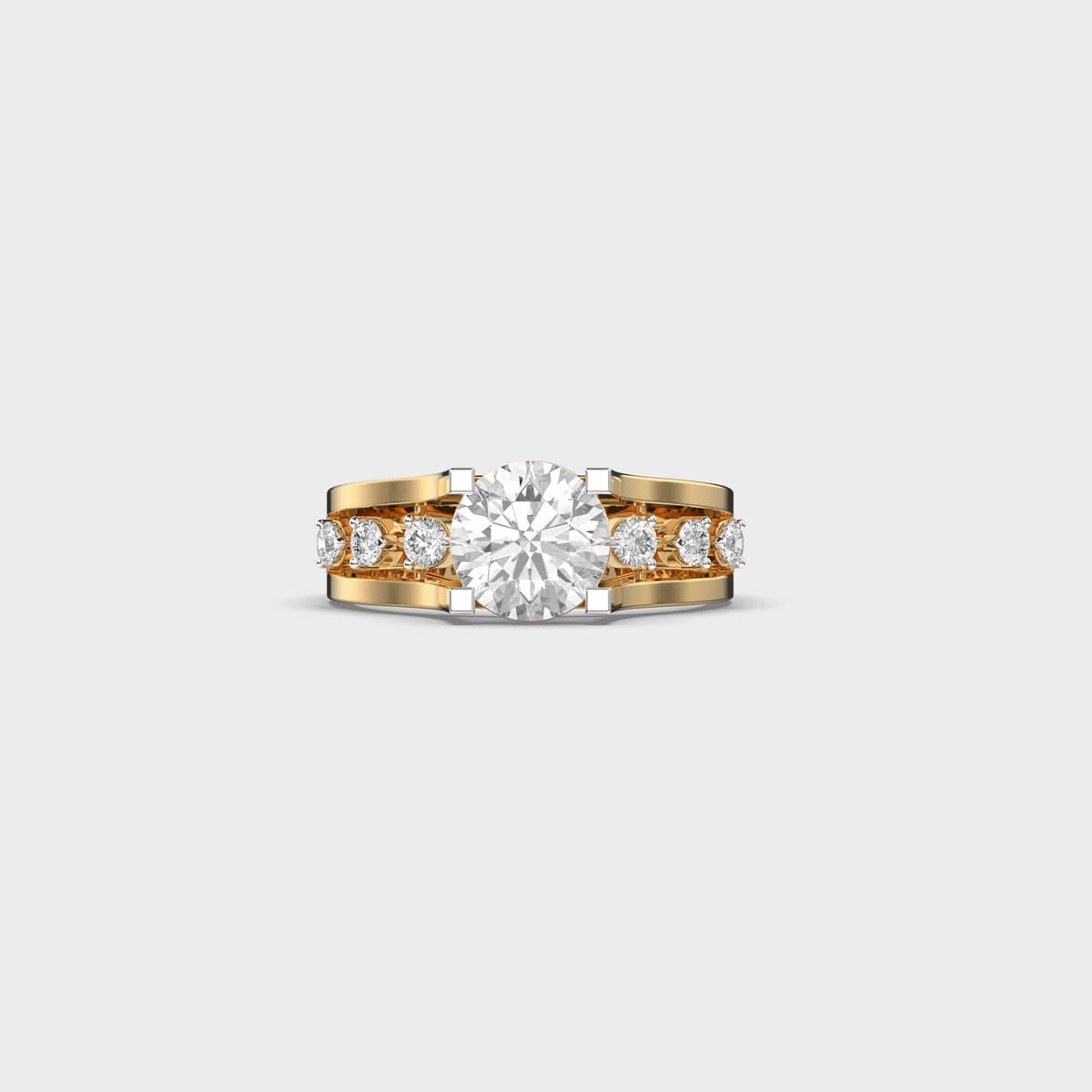 Boulevard Solitaire Diamond Ring