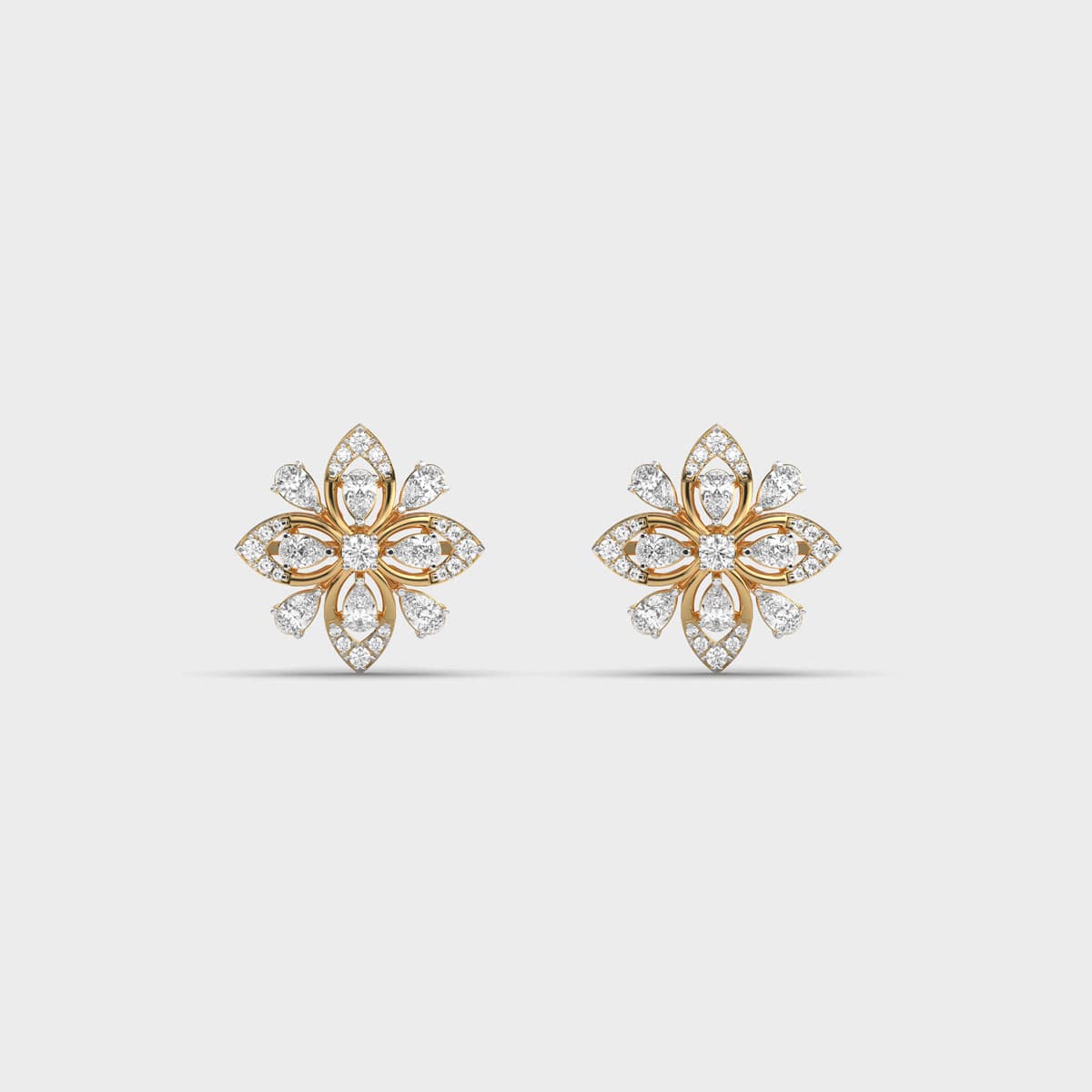 Bloom Cluster Diamond Studs