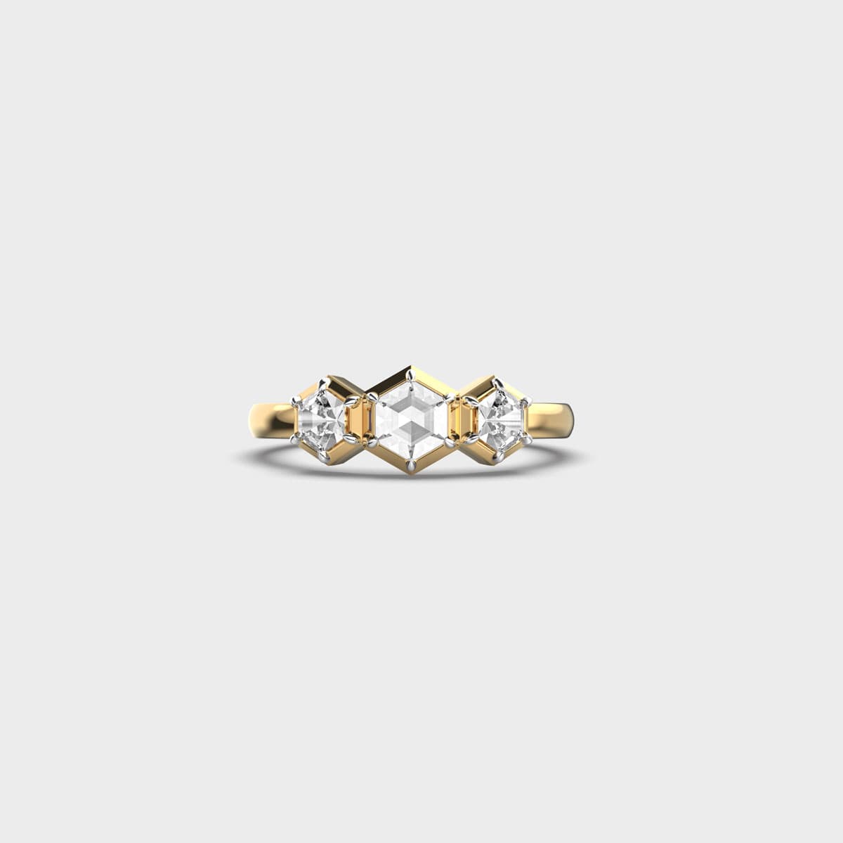 Hexa Trilogy Diamond Ring