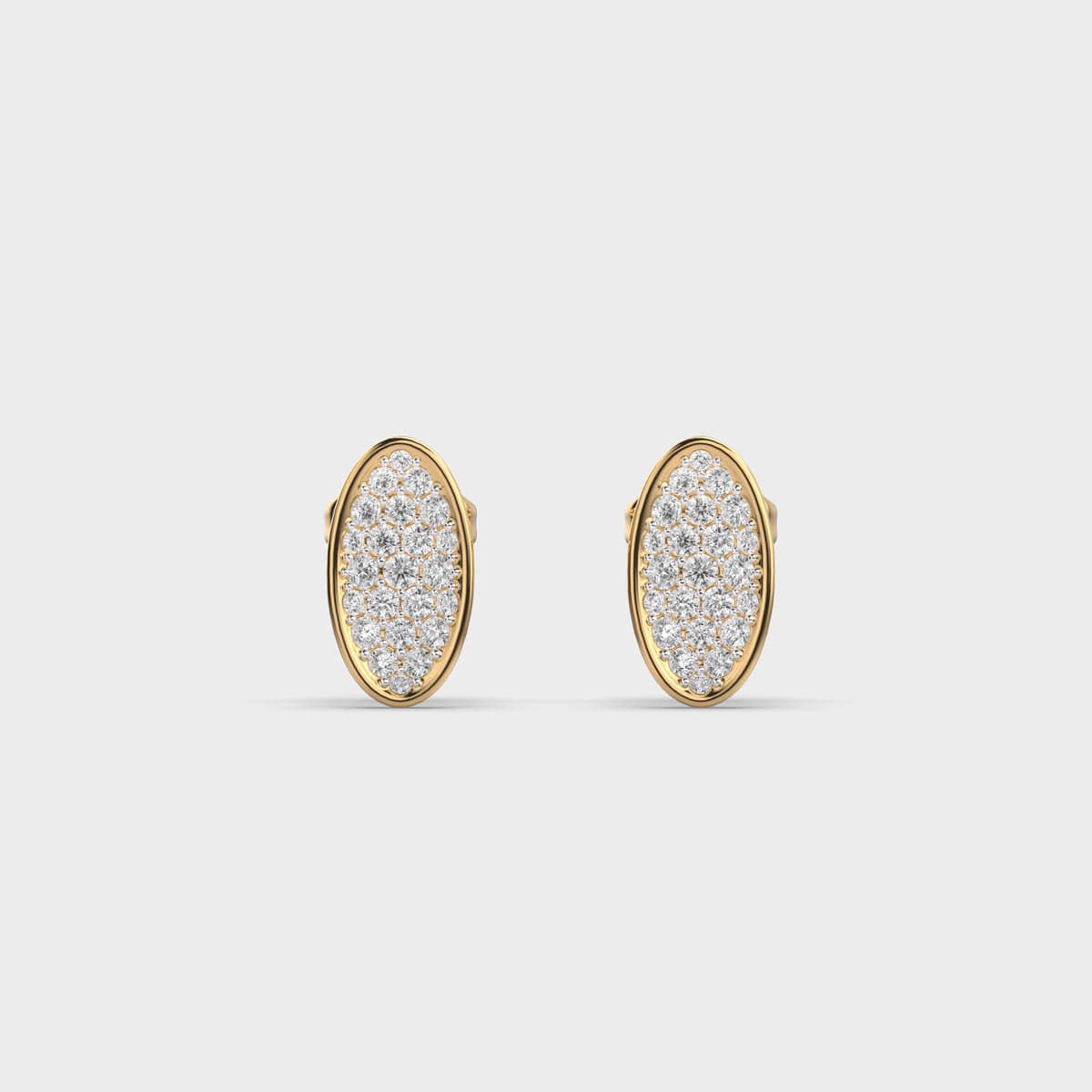 Oculus Diamond Encrusted Earstuds